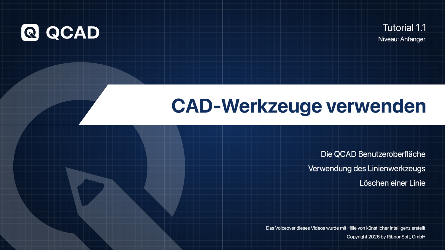 1.1 CAD-Werkzeuge verwenden