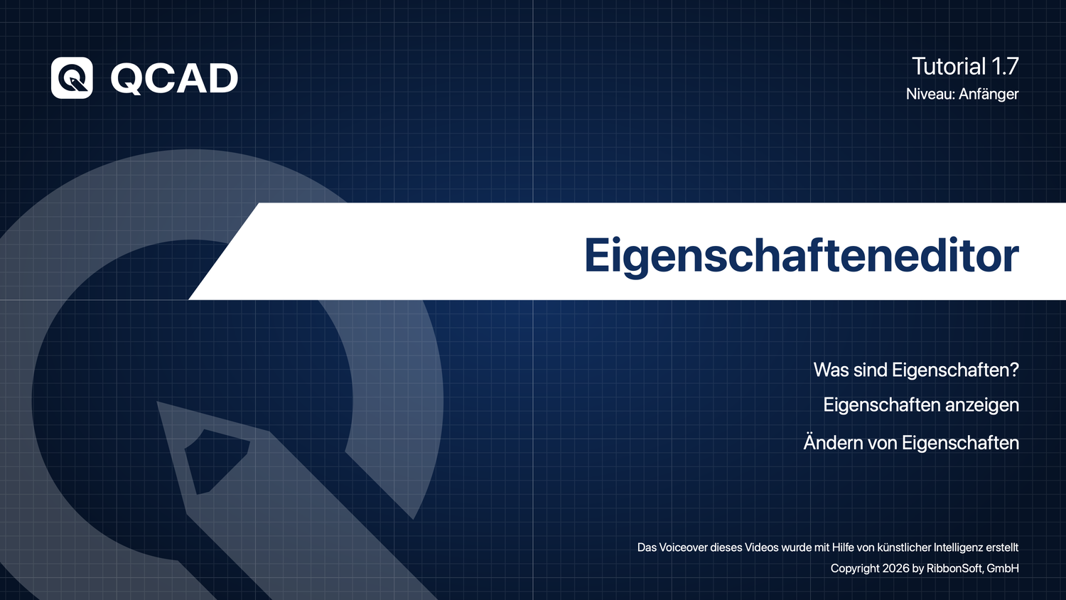 1.7 Eigenschafteneditor