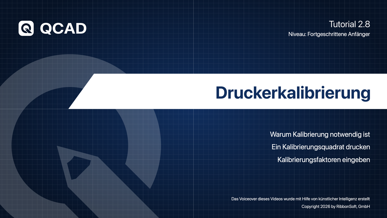 2.8 Druckerkalibrierung