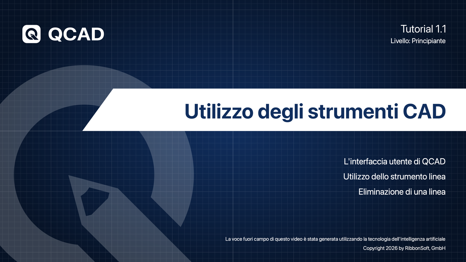 1.1 Utilizzo degli strumenti CAD