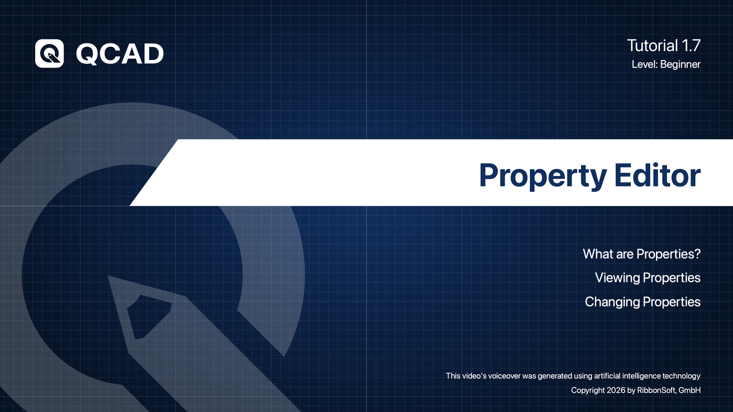 1.7 Property Editor
