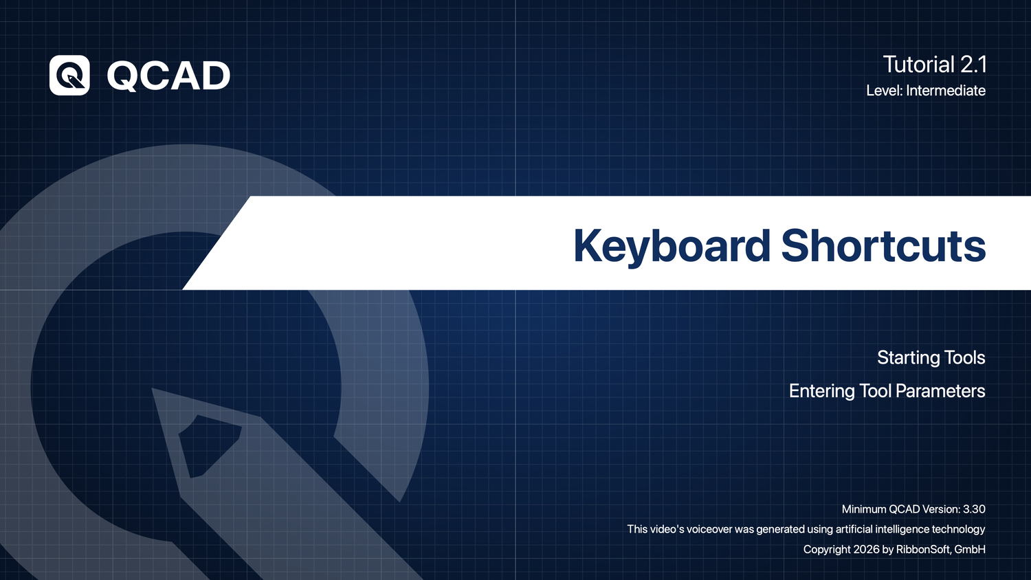 2.1 Keyboard Shortcuts